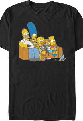 Family Couch The Simpsons T-Shirt