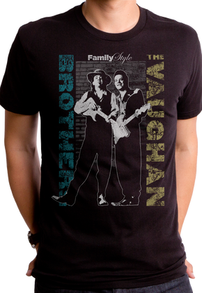 Family Style Jimmie and Stevie Ray Vaughan T-Shirt