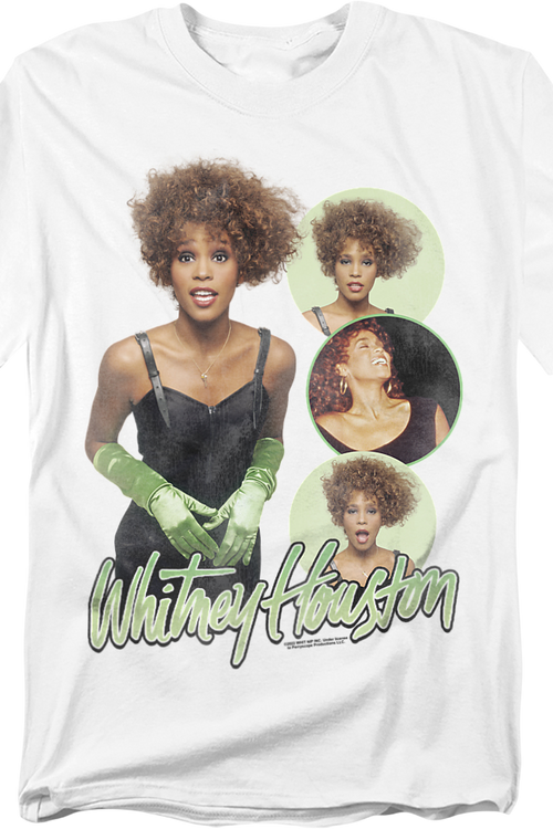 Fashion Collage Whitney Houston T-Shirt - main product image