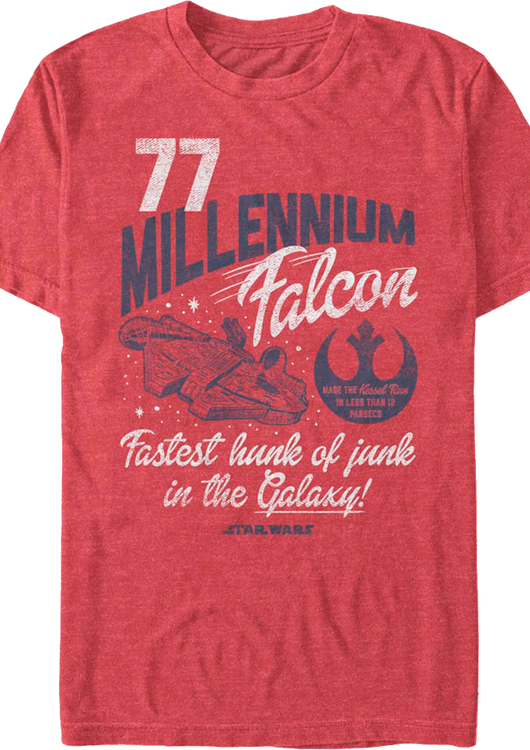 Fastest Hunk Of Junk In The Galaxy Star Wars T-Shirt - main product image