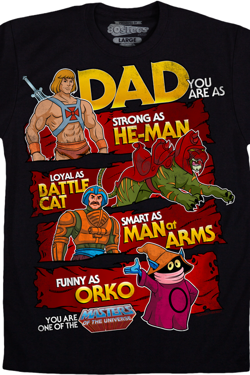 Father's Day He-Man T-Shirt - main product image