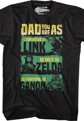Father's Day Legend of Zelda Nintendo T-Shirt