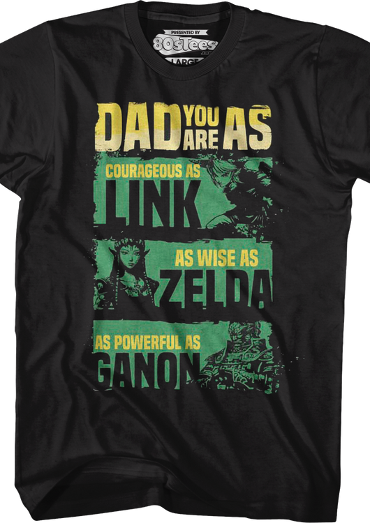 Father's Day Legend of Zelda Nintendo T-Shirt - main product image