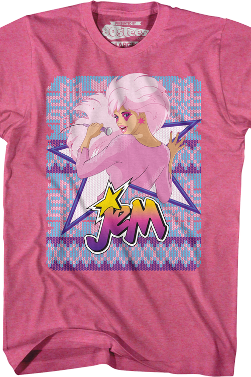 Faux Knit Jem Christmas T-Shirtmain product image