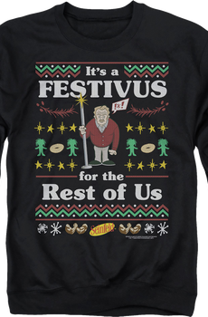 Faux Ugly Festivus Sweater Seinfeld Sweatshirt