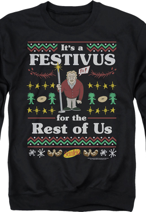 Faux Ugly Festivus Sweater Seinfeld Sweatshirt