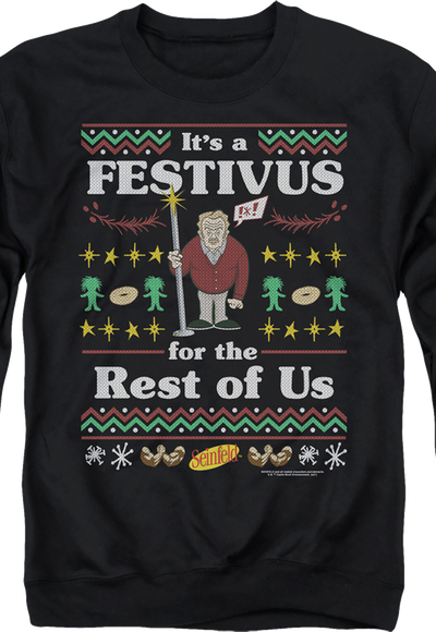 Faux Ugly Festivus Sweater Seinfeld Sweatshirt