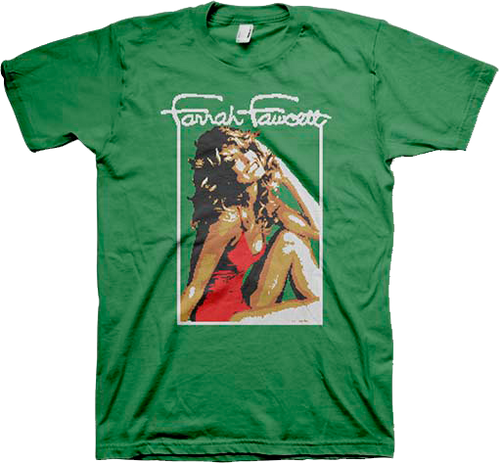 Faux Ugly Knit Farrah Fawcett Christmas T-Shirtmain product image