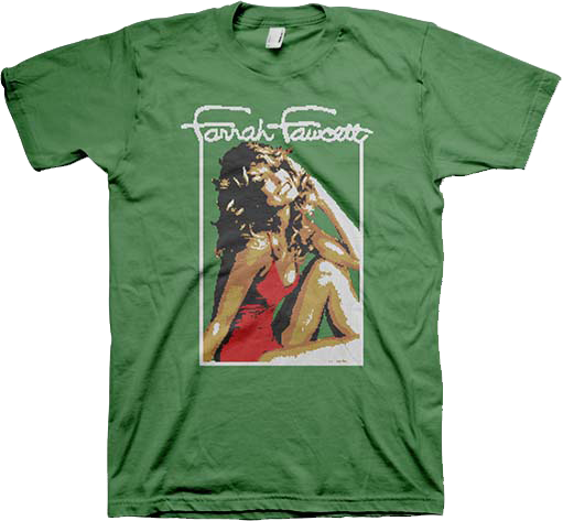Faux Ugly Knit Farrah Fawcett Christmas T-Shirt - main product image