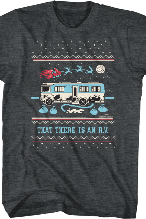 Faux Ugly Knit RV Christmas Vacation T-Shirt - main product image