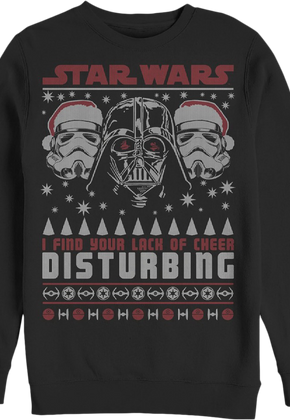 Faux Ugly Lack of Cheer Star Wars Christmas Sweater