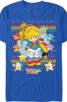 Royal Faux Ugly Sweater Rainbow Brite T-Shirt