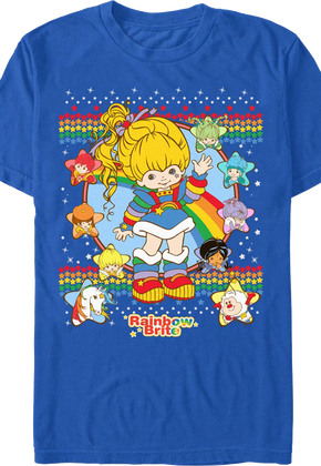Royal Faux Ugly Sweater Rainbow Brite T-Shirt