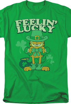 Feelin' Lucky Garfield T-Shirt