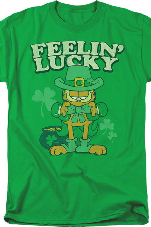 Feelin' Lucky Garfield T-Shirt - main product image