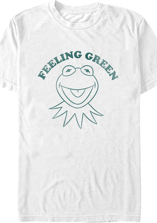 Feeling Green Kermit The Frog Muppets T-Shirt - main product image
