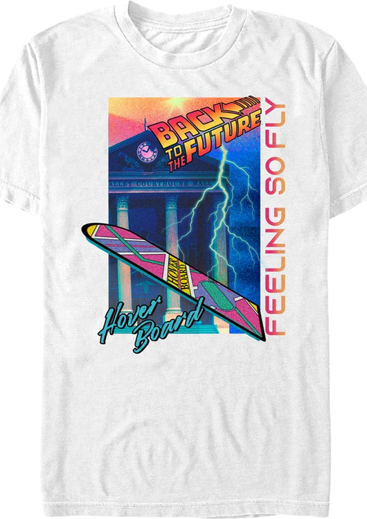 White Feeling So Fly Back To The Future T-Shirt - main product image