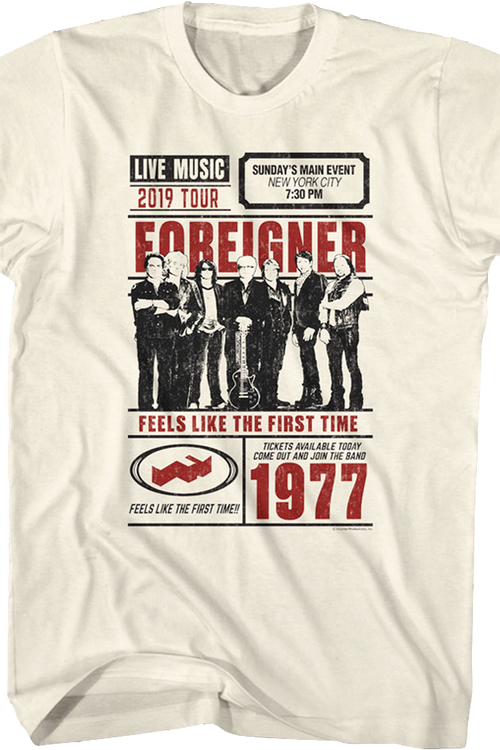Feels Like The First Time Foreigner T-Shirtmain product image
