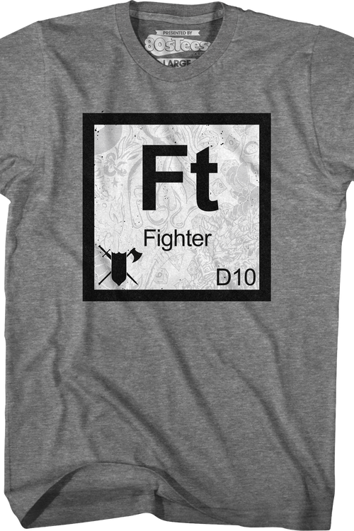 Fighter Element Symbol Dungeons & Dragons T-Shirtmain product image