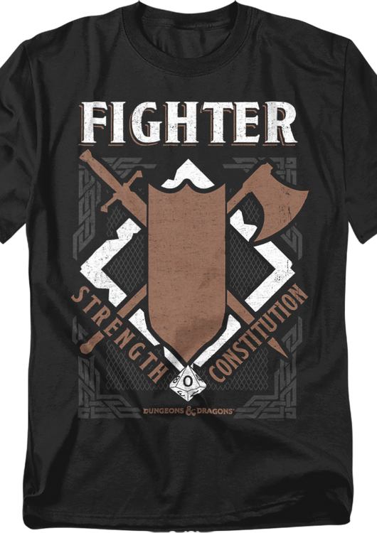 Fighter Logo Dungeons & Dragons T-Shirt - main product image