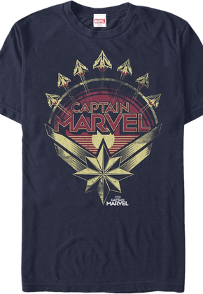 Fighter Planes Captain Marvel T-Shirt