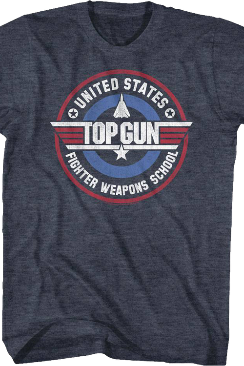 Fighter T-Shirt School Weapons Top Gun