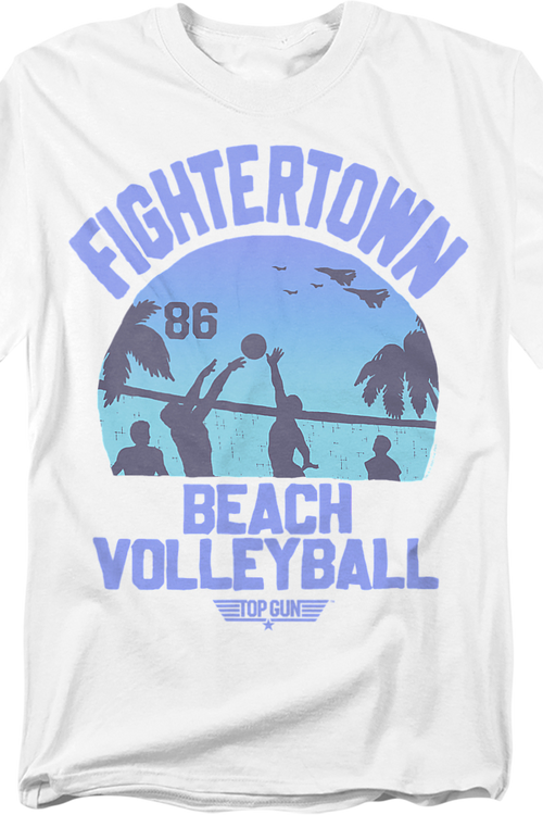Fightertown Beach Volleyball Top Gun T-Shirtmain product image