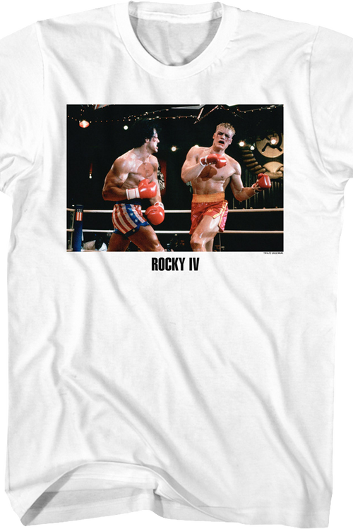 Fighting Drago Photo Rocky IV T-Shirtmain product image