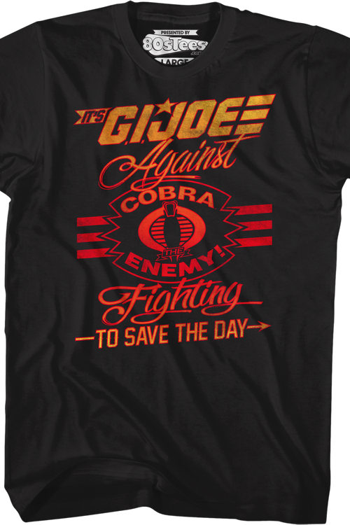 Fighting To Save The Day GI Joe T-Shirtmain product image