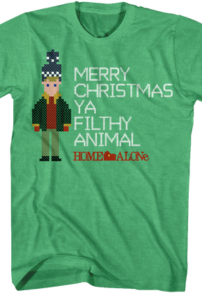 Merry Christmas Filthy Animal Home Alone T-Shirt