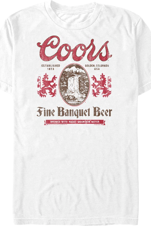 Fine Banquet Beer Coors T-Shirt - main product image