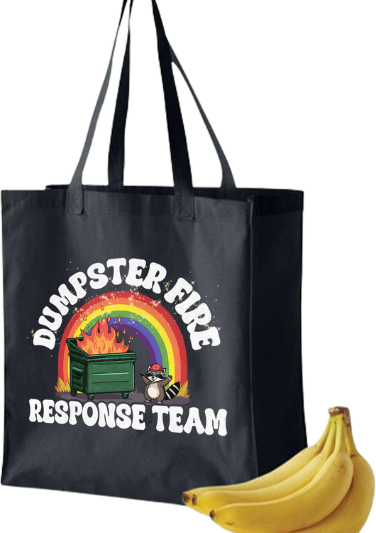 Fire Dumpster Response Team Tote Bag - main product image