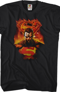 Fire Logo Superman T-Shirt