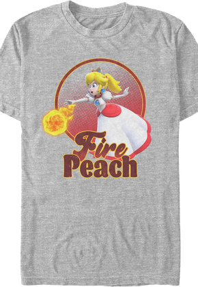 Fire Peach Super Mario Bros. T-Shirt