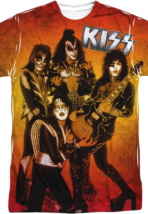 Fire Pose KISS T-Shirt