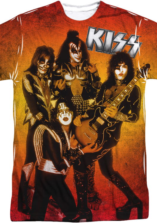 Fire Pose KISS T-Shirt - main product image
