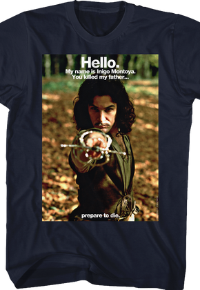 Hello My Name Is Inigo Montoya Princess Bride Shirt