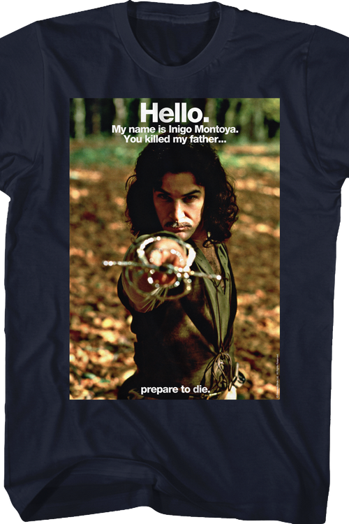 Hello My Name Is Inigo Montoya Princess Bride Shirt