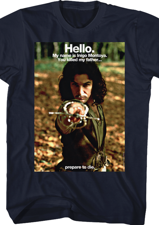 Hello My Name Is Inigo Montoya Princess Bride Shirt - main product image