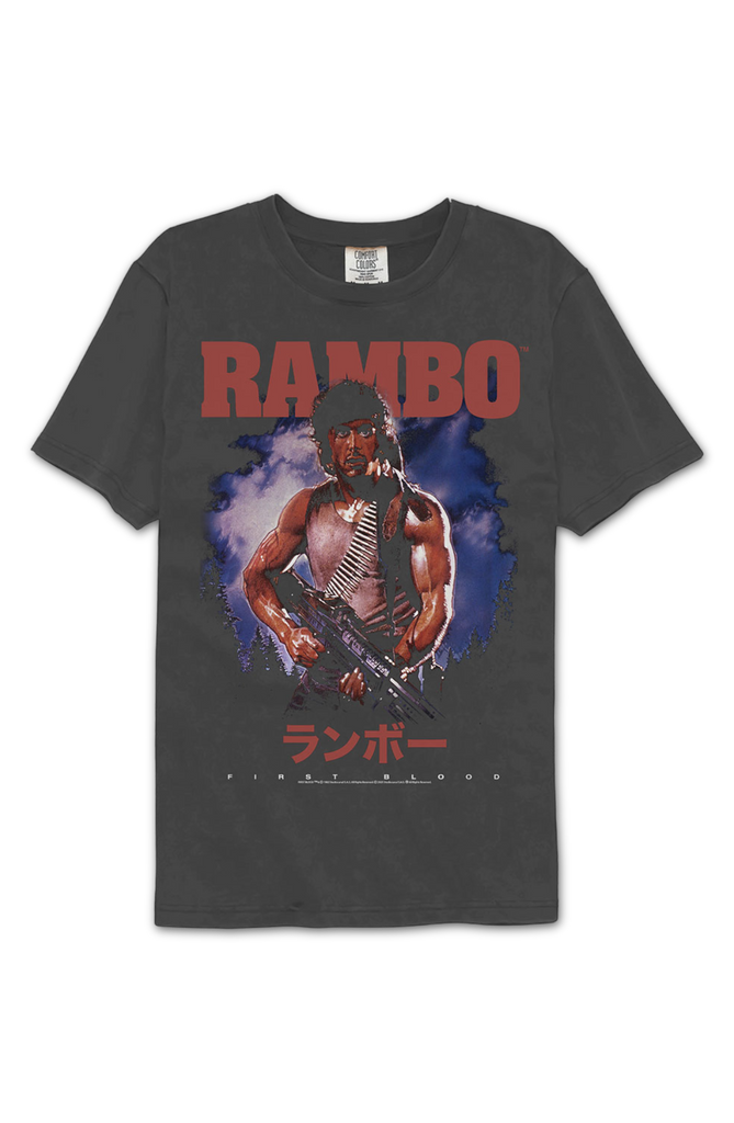 First Blood Japanese Rambo Comfort Colors Brand T-Shirt