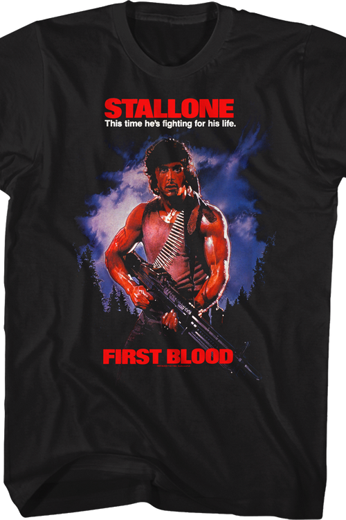 First Blood Poster Rambo T-Shirtmain product image