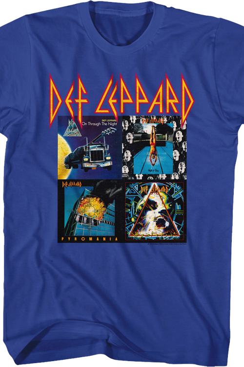 First Four Album Covers Def Leppard T-Shirtmain product image