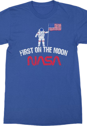 First On The Moon NASA T-Shirt