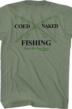 Fishing Coed Naked T-Shirt