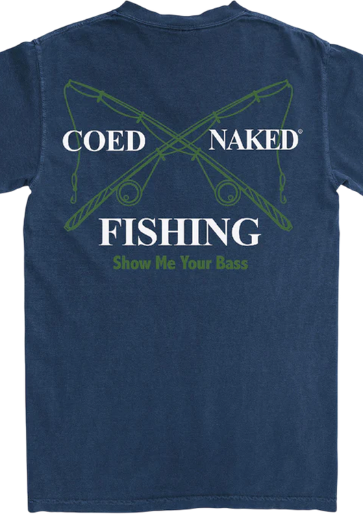 Fishing Coed Naked T-Shirt - main product image