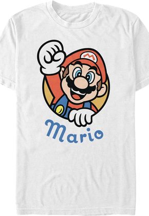 White Fist Pump Super Mario Bros. T-Shirt