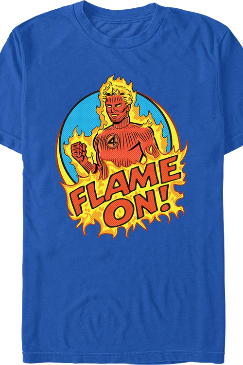 Flame On Fantastic Four T-Shirtmain product image
