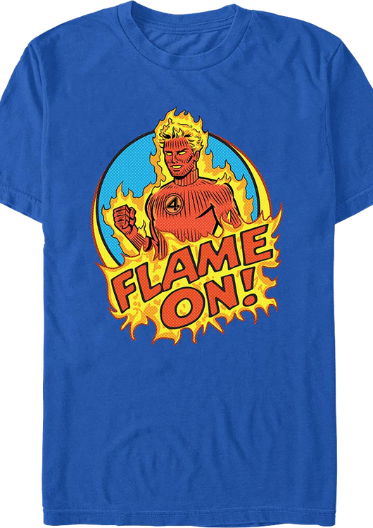 Flame On Fantastic Four T-Shirt - main product image