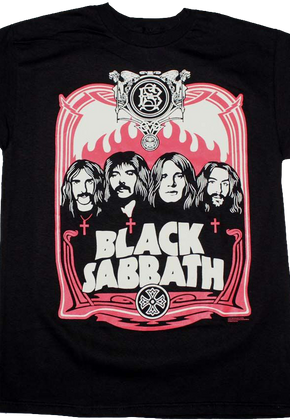 Flames Black Sabbath T-Shirt