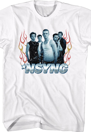 Flames NSYNC Shirt